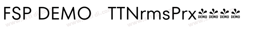 FSP DEMO   TTNrmsPrx字体转换